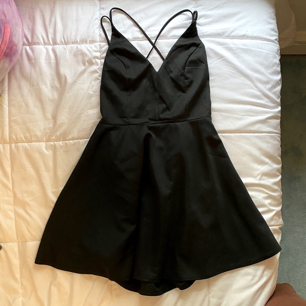 A-Line Black Dress